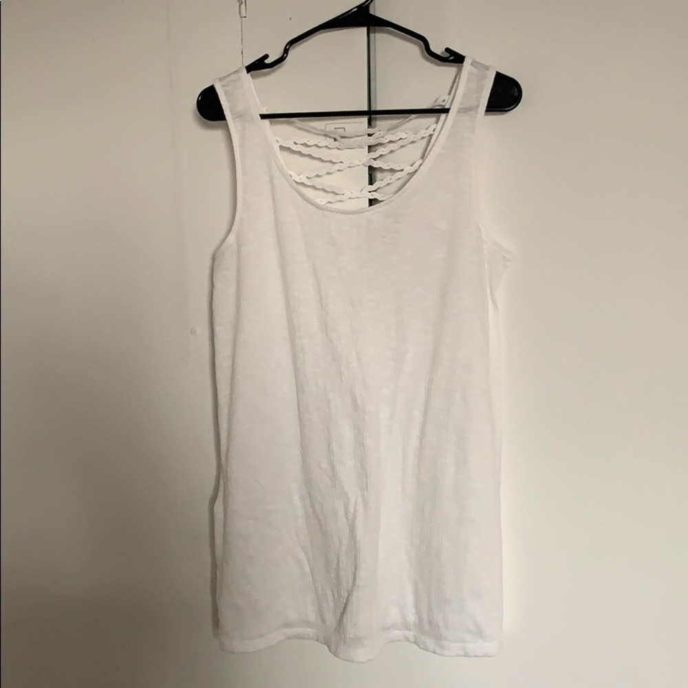 White swimsuit coverup